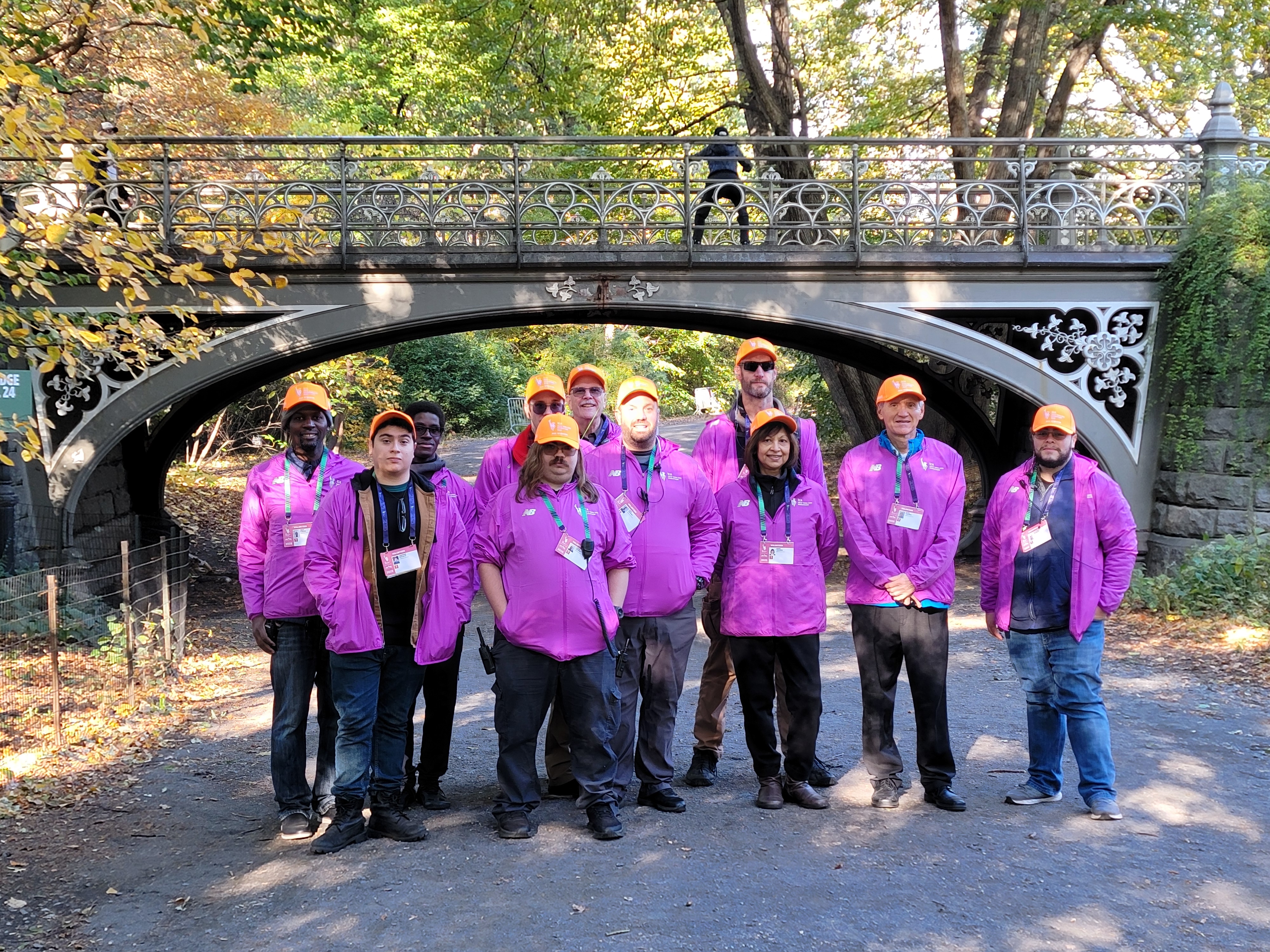 Mile 24 group picture from 2025 NYC Marathon