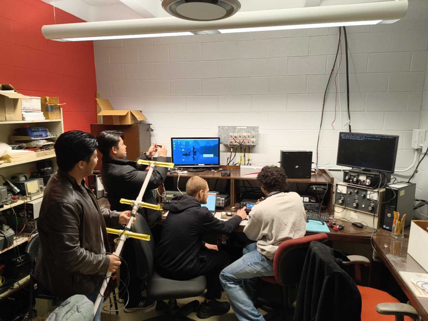 K2MFF Members in the Shack